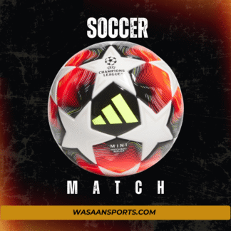 Adidas UCL Pro Official Match Ball Size 5 – Red, Black & White (Champions League Edition)